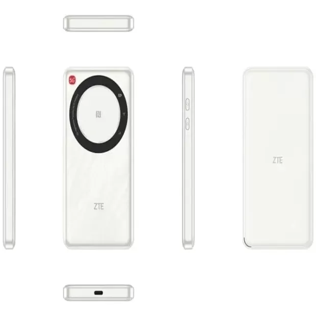 נתב סלולרי נייד ZTE U30 Air 5G MiFi U30 Air צבע לבן נתב סלולרי נייד ZTE U30 Air 5G MiFi U30 Air צבע לבן