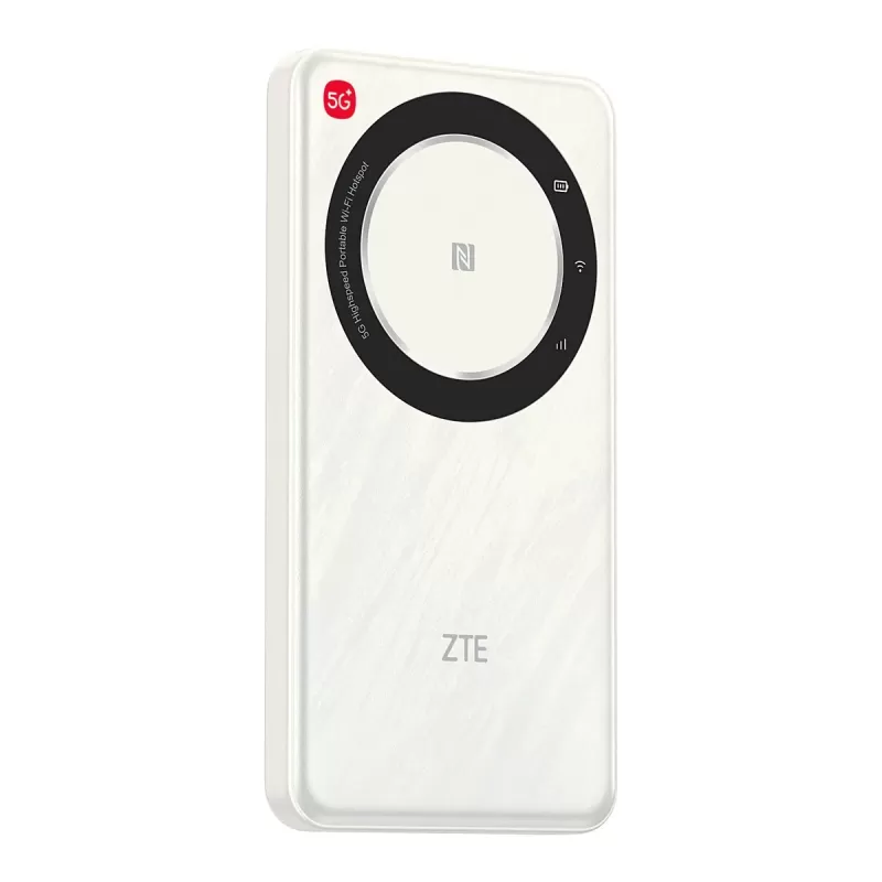 נתב סלולרי נייד ZTE U30 Air 5G MiFi U30 Air צבע לבן נתב סלולרי נייד ZTE U30 Air 5G MiFi U30 Air צבע לבן