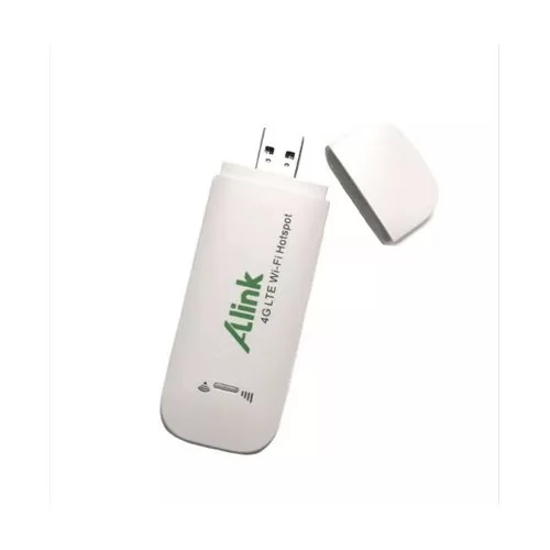Alink 4G USB Dongle Modem With WIFI Hotspot E-USB-MDM צבע לבן Alink 4G USB Dongle Modem With WIFI Hotspot E-USB-MDM צבע לבן