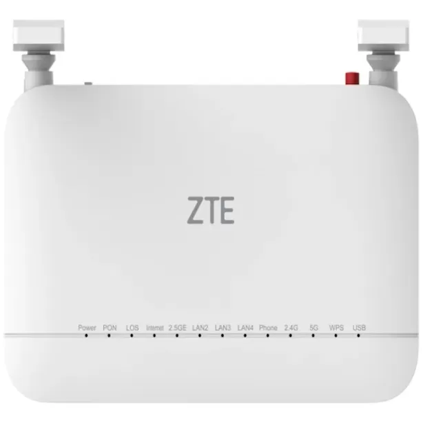 Маршрутизатор GPON ZTE ZXHN F6705E Wi-Fi 7 ZXHN F6705E Цвет:белый Маршрутизатор GPON ZTE ZXHN F6705E Wi-Fi 7 ZXHN F6705E Цвет:белый