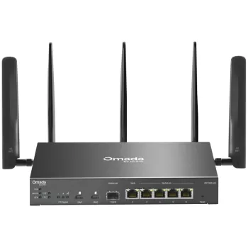 Cellular Router Omada ER706W-4G 4G+ Cat6 AX3000 Wi-Fi 6 ER706W-4G Color:black