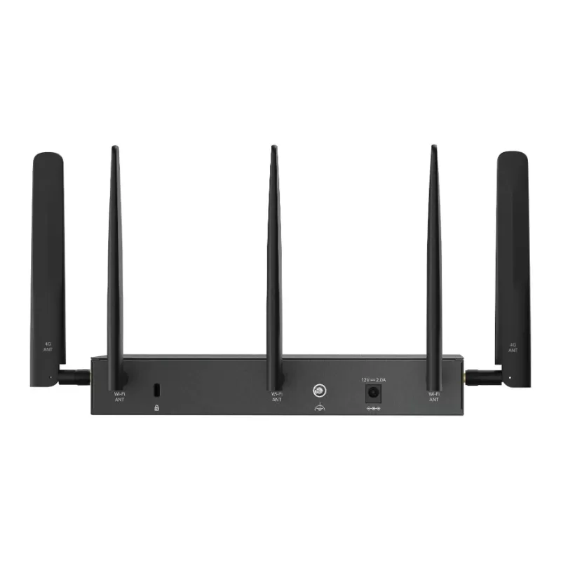 Сотовый маршрутизатор Omada ER706W-4G 4G+ Cat6 AX3000 Wi-Fi 6 ER706W-4G Цвет:чёрный