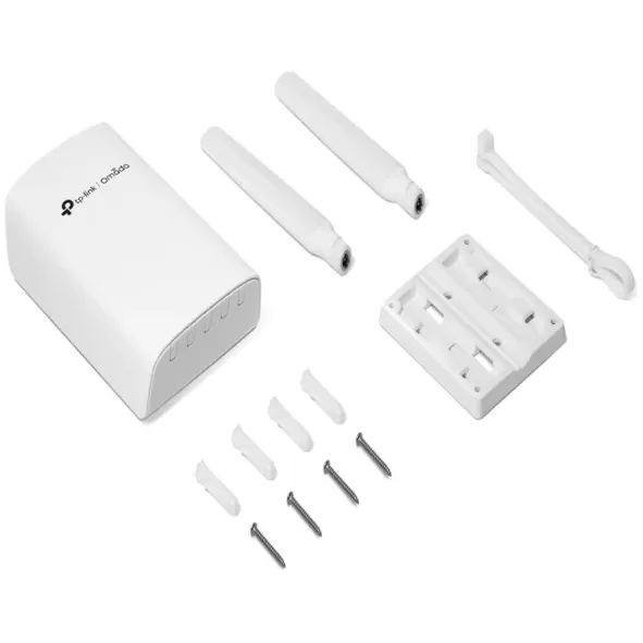 נתב סלולרי Omada ER703WP-4G-Outdoor 4G+ Cat6 AX3000 Wi-Fi 6 ER703WP-4G-Outdoor צבע לבן נתב סלולרי Omada ER703WP-4G-Outdoor 4G+ Cat6 AX3000 Wi-Fi 6 ER703WP-4G-Outdoor צבע לבן