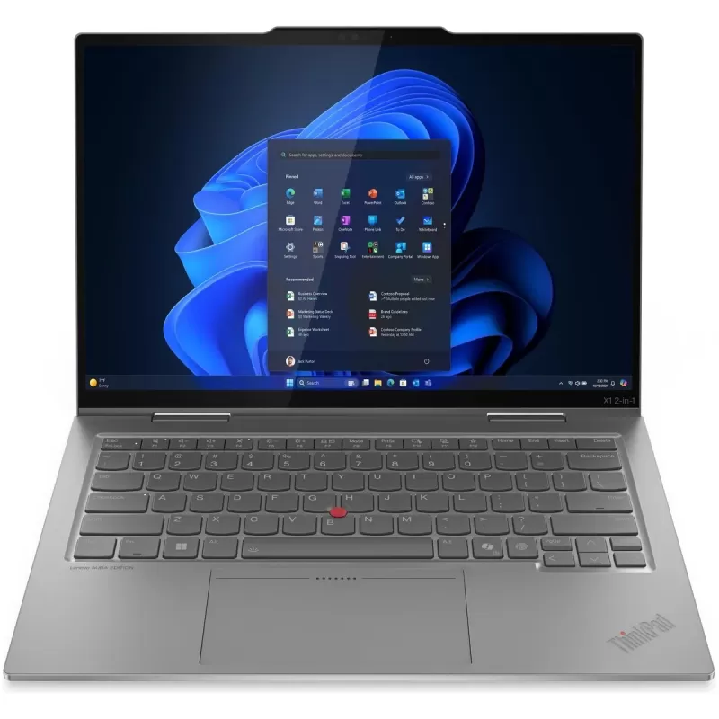 Laptop Lenovo ThinkPad X1 2-in-1 Gen 10 21Q00053IV 14" WUXGA IPS 64GB SSD:1TB Windows 11 Pro Color:gray