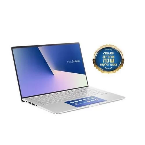 מחשב נייד Asus ZenBook 14 UX433FAC UX433FAC-A5218T Intel Core i5-10210U 14" FHD 8GB SSD:512GB Windows 10 צבע כסוף