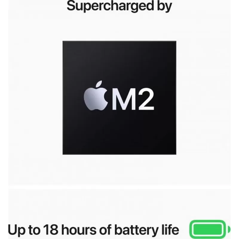 Ноутбук Apple MacBook Air 2022 MLXW3HB/A Apple M2 Pro 13.6" WQXGA IPS 8GB 8-core GPU SSD:256GB Цвет:космический серый Ноутбук Apple MacBook Air 2022 MLXW3HB/A Apple M2 Pro 13.6" WQXGA IPS 8GB 8-core GPU SSD:256GB Цвет:космический серый