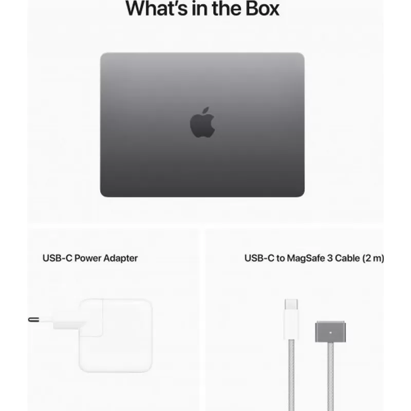 Ноутбук Apple MacBook Air 2022 MLXW3HB/A Apple M2 Pro 13.6" WQXGA IPS 8GB 8-core GPU SSD:256GB Цвет:космический серый Ноутбук Apple MacBook Air 2022 MLXW3HB/A Apple M2 Pro 13.6" WQXGA IPS 8GB 8-core GPU SSD:256GB Цвет:космический серый