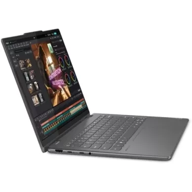 מחשב נייד Lenovo Yoga 7 2-in-1 14IML9 83DJ0062IV Intel Core Ultra 5 125U 14" TOUCH WUXGA IPS 16GB SSD:512GB Windows 11 Pro צבע סופה גריי