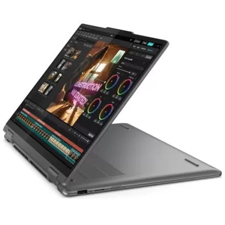מחשב נייד Lenovo Yoga 7 2-in-1 14IML9 83DJ0062IV Intel Core Ultra 5 125U 14" TOUCH WUXGA IPS 16GB SSD:512GB Windows 11 Pro צבע סופה גריי