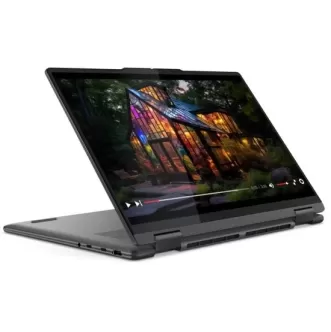 מחשב נייד Lenovo Yoga 7 2-in-1 14IML9 83DJ0062IV Intel Core Ultra 5 125U 14" TOUCH WUXGA IPS 16GB SSD:512GB Windows 11 Pro צבע סופה גריי