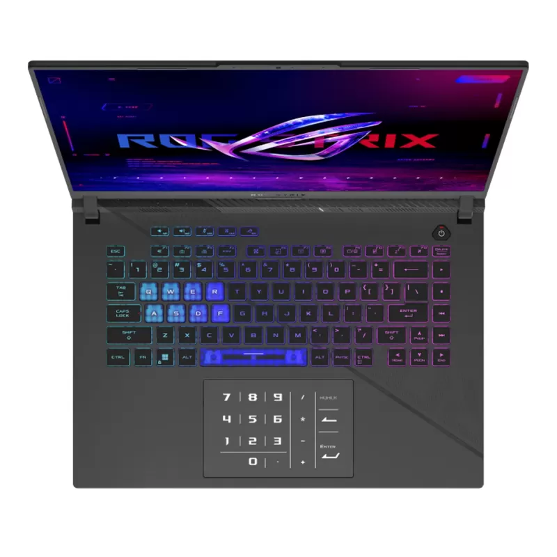 Gaming Laptop Asus ROG Strix G16 (2024) G614JIR-N4061W Intel Core i9-14900HX 16" WQXGA, 2K 240Hz 32GB RTX 4070 SSD:2TB Windows 11 Color:black