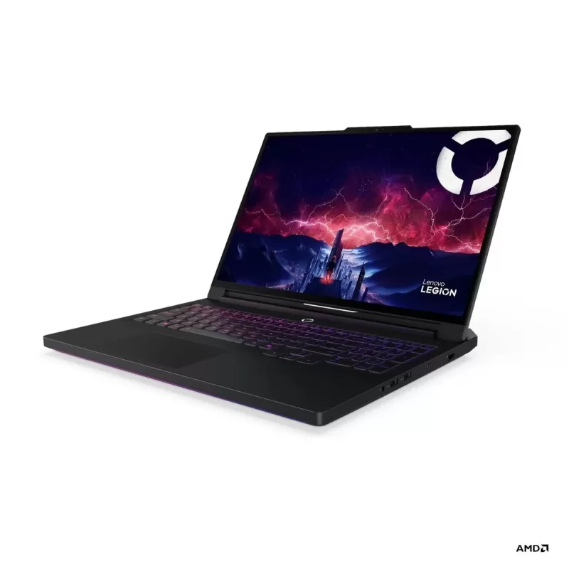 מחשב נייד Lenovo Legion Pro 7 16AFR10H שחור 83RU001QIV AMD Ryzen 9 9955HX3D 16" WQXGA OLED 16GB RTX 5080 SSD:1TB