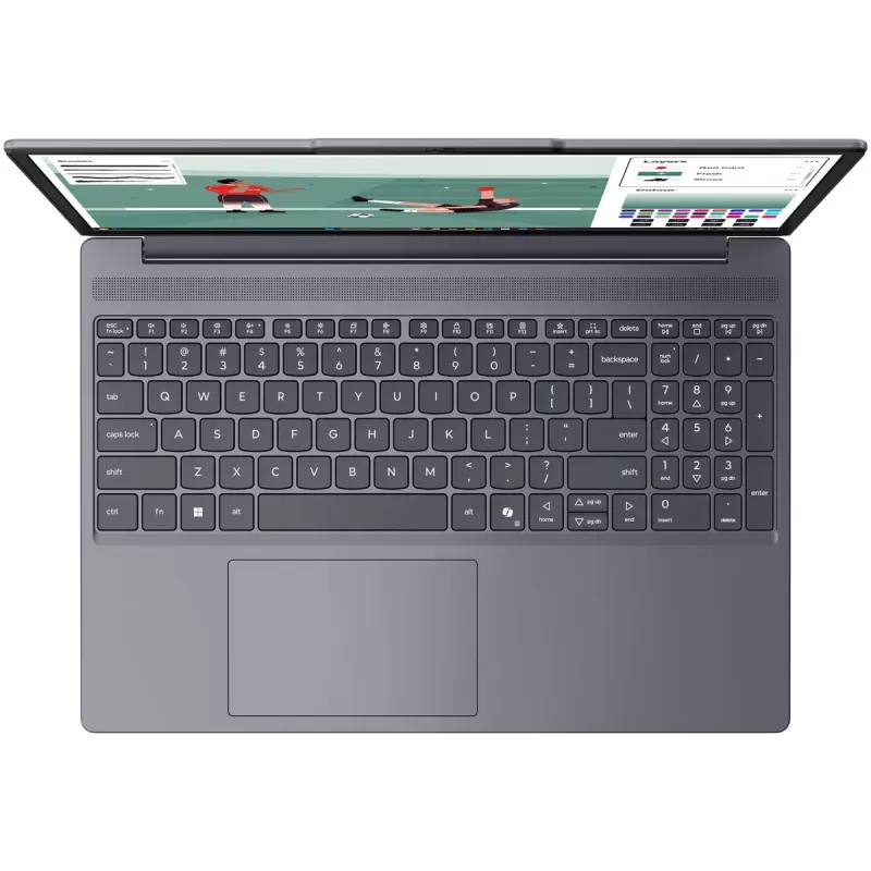 מחשב נייד Lenovo IdeaPad Slim 3 15IPH11 Ultra 7 355 24GB 1TB W11H 83UR00HEIV 15.3" WUXGA IPS 24GB SSD:1TB Windows 11 צבע אפור