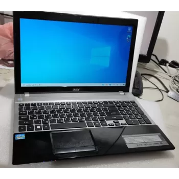 מחשב נייד מחודש Acer Aspire V3-571 Intel Core i5-3210M 15.6" HD Glare 8GB SSD:240GB Windows 10 צבע שחור
