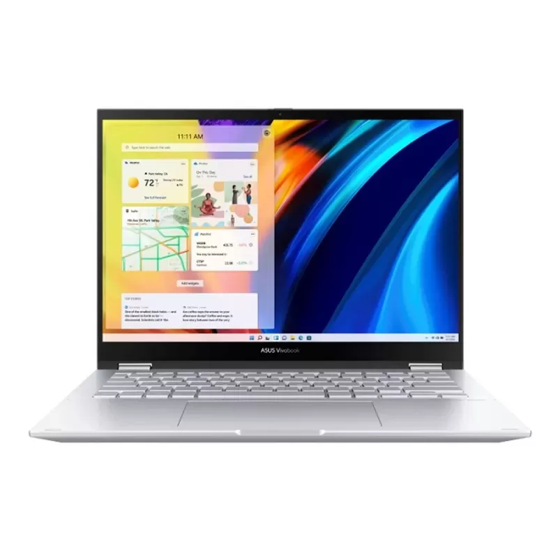 מחשב נייד Asus Vivobook S 14 Flip OLED (TP3402) TP3402ZA-KN281 Intel Core i7-12700H 14" TOUCH 2.8K 16GB SSD:1TB צבע כסף מגניב