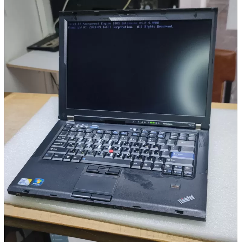 מחשב נייד מחודש Lenovo Thinkpad T400 Intel Core2 Duo P8400 14.1" WXGA+ 4GB SSD:120GB Windows 10 צבע שחור מחשב נייד מחודש Lenovo Thinkpad T400 Intel Core2 Duo P8400 14.1" WXGA+ 4GB SSD:120GB Windows 10 צבע שחור