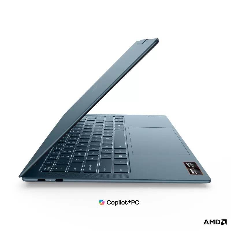 מחשב נייד Lenovo Yoga Slim 7 14AGP11 כחול 83QS0041IV AMD Ryzen AI 7 445 14" TOUCH 2.8K OLED 32GB SSD:1TB Windows 11 Pro