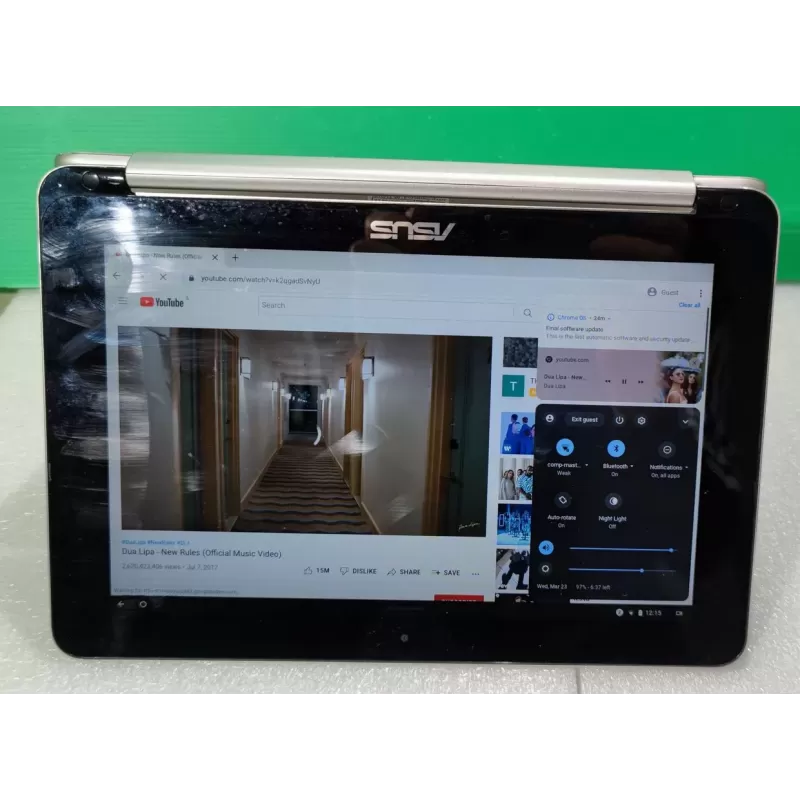 מחשב נייד Asus Chromebook Flip C100PA C100PA-DB02 Rockchip RK3288C 10.1" TOUCH HD WXGA 4GB eMMC:16GB צבע כסוף מצב:משומש מחשב נייד Asus Chromebook Flip C100PA C100PA-DB02 Rockchip RK3288C 10.1" TOUCH HD WXGA 4GB eMMC:16GB צבע כסוף מצב:משומש