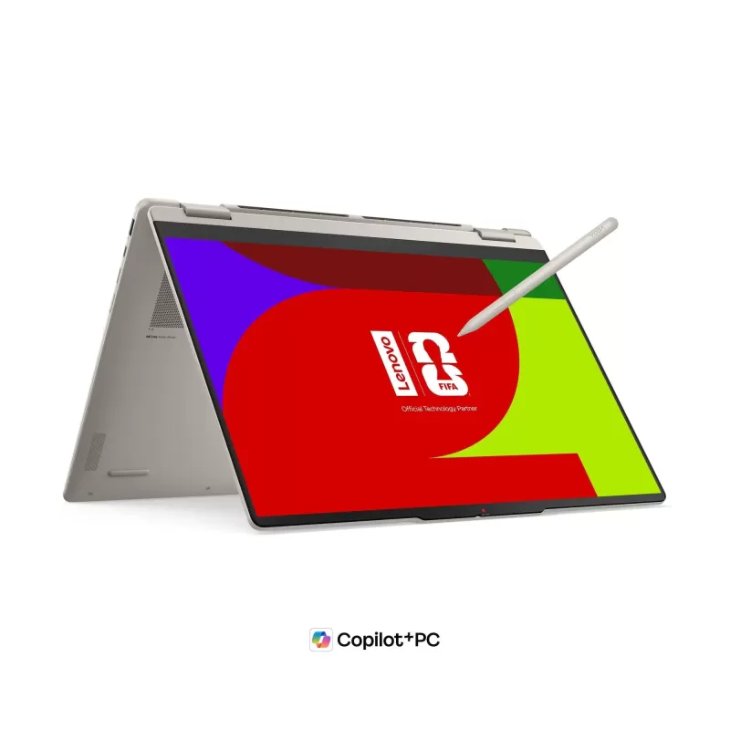Laptop Lenovo Yoga 7 2-in-1 16AGP11 white 83TF002PIV AMD Ryzen AI 7 445 16" TOUCH 2.8K OLED 32GB SSD:512GB Windows 11 Pro