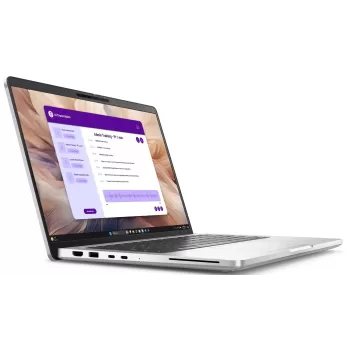 מחשב נייד Dell Pro 16 Plus PB16250 כסוף LT-RD33-16781 Intel Core Ultra 7 255U 16" FHD+ IPS 16GB SSD:512GB Windows 11 Pro