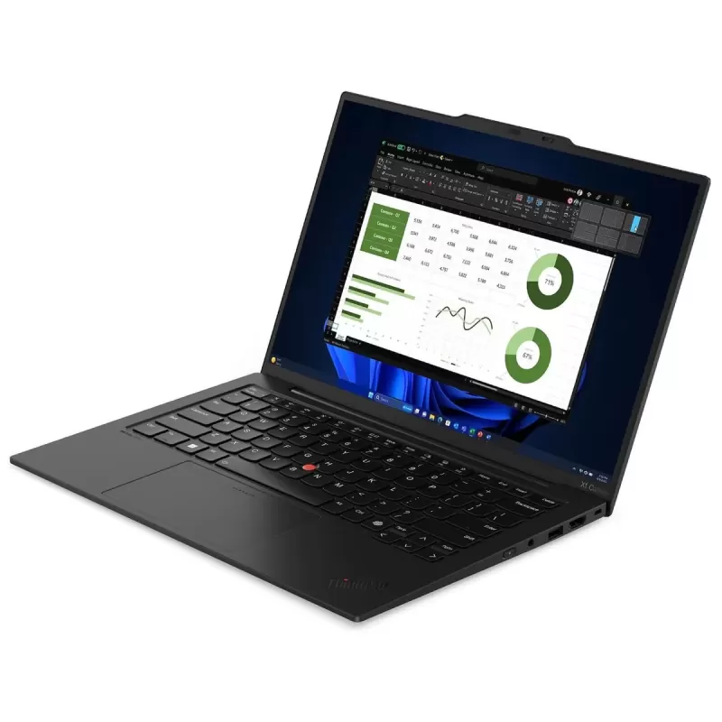 מחשב נייד Lenovo ThinkPad X1 Carbon G12 14" U7-155U 16GB 512GB W11P 21KC005TIV 2.8K OLED 16GB SSD:512GB Windows 11 Pro