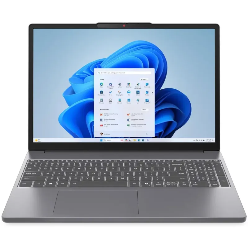 מחשב נייד Lenovo IdeaPad Slim 3 15IRH10 83K101KWIV 15.3 WUXGA IPS 16GB SSD:512GB צבע אפור