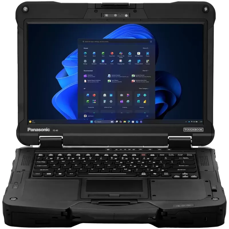 מחשב נייד מוקשח Panasonic Toughbook 40 i5-1145G7 16GB 512GB FZ-40BCAAXMB 14" IPS 16GB SSD:512GB Windows 11 Pro