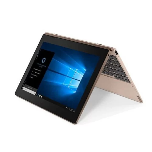מחשב נייד Lenovo IdeaPad D330-10IGM 81H30065IV Intel Pentium Silver N5000 10.1" FHD+ IPS 4GB eMMC:64GB Windows 10 S צבע זהב