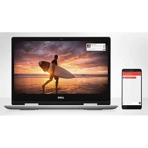 מחשב נייד Dell Inspiron 14 5491 2-in-1 IN-RD33-11941 Intel Core i7-10510U 14" TOUCH FHD IPS 8GB SSD:512GB Windows 10 צבע כסוף