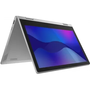 מחשב נייד Lenovo ideapad Flex 3-11ADA05 82G4001TIV AMD Athlon Silver 3050e 11.6" TOUCH HD IPS 4GB eMMC:64GB Windows 10 S צבע אפור פלטינום