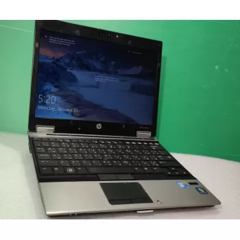 מחשב נייד מחודש HP EliteBook 2540p LC362EP Intel Core i5-540M 12.1" HD WXGA 4GB SSD:240GB Windows 10 צבע שחור, כסוף