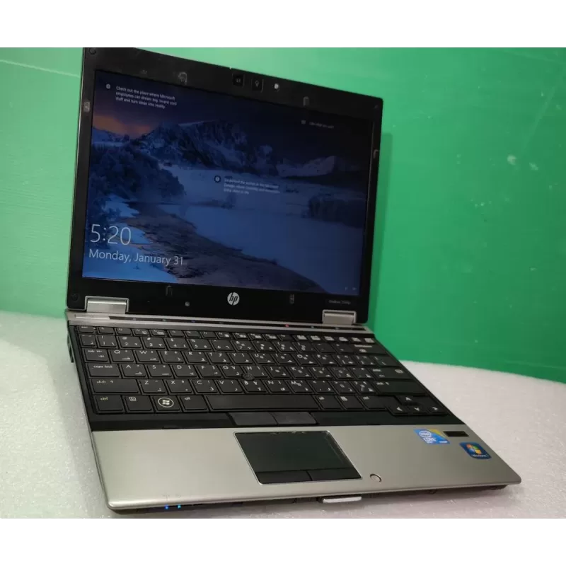 מחשב נייד מחודש HP EliteBook 2540p LC362EP Intel Core i5-540M 12.1" HD WXGA 4GB SSD:240GB Windows 10 צבע שחור, כסוף