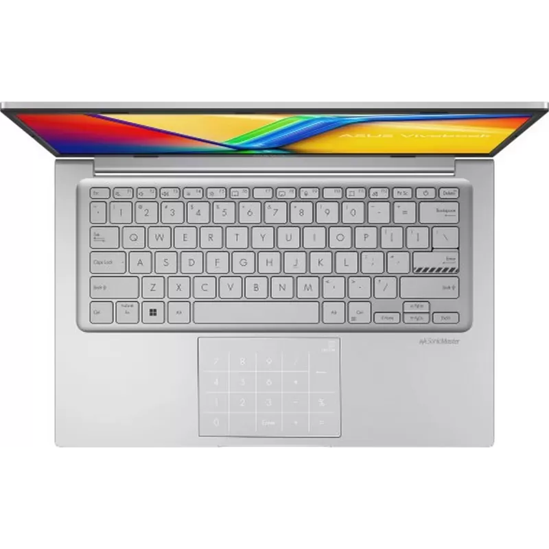 מחשב נייד Asus Vivobook 14 (X1404) X1404ZA-NK103 Intel Core i5-1235U 15.6" FHD Anti-Glare 8GB SSD:512GB צבע כסף מגניב