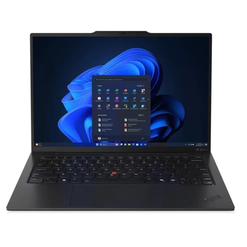 מחשב נייד Lenovo ThinkPad X1 Carbon Gen 13 21NX008BIV Intel Core Ultra 7 255U 14" WUXGA IPS 16GB SSD:512GB Windows 11 Pro צבע שחור