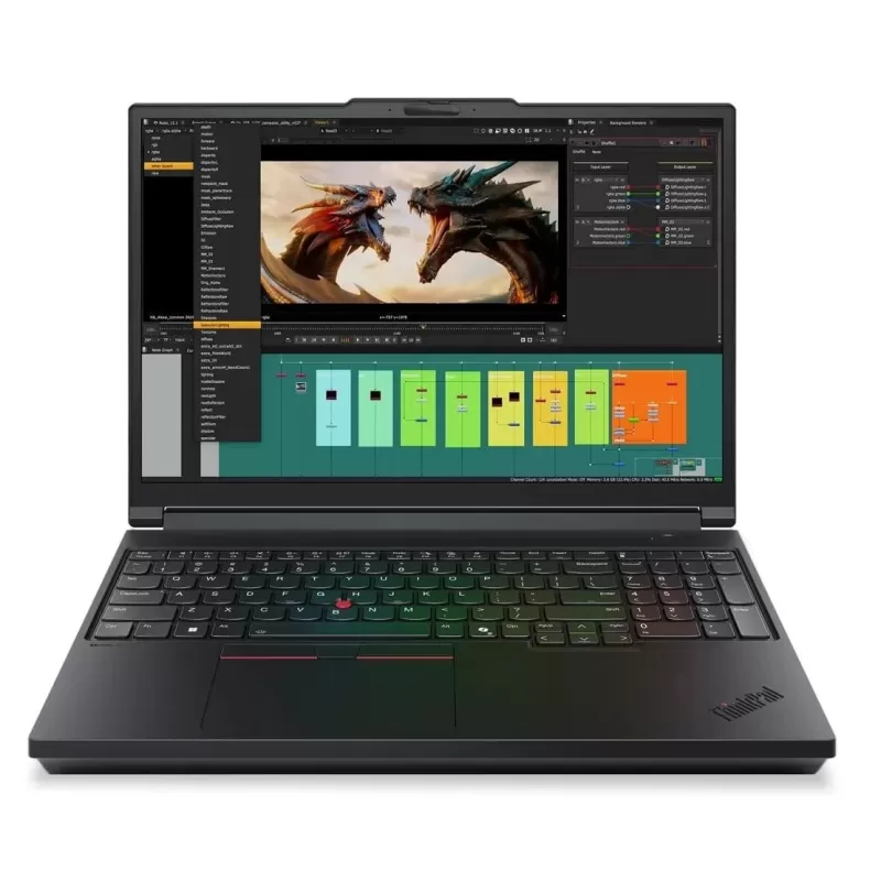Laptop Lenovo ThinkPad P16 Gen 3 21RQ0004IV Intel Core Ultra 7 255HX 16" WUXGA OLED 16GB NVIDIA RTX PRO 1000 SSD:1TB Windows 11 Pro Color:black