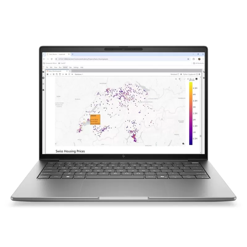 מחשב נייד HP ZBook 8 G2i 14 E07QCAT 14" IPS 48GB SSD:1TB Windows 11