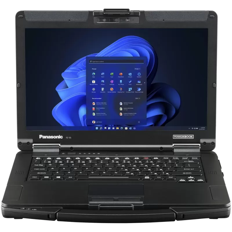 מחשב נייד מוקשח Panasonic Toughbook 55 mk3 i5-1345U 16GB 512GB Touch EN FZ-55J2601B1 14" FHD IPS 16GB SSD:512GB Windows 11 Pro