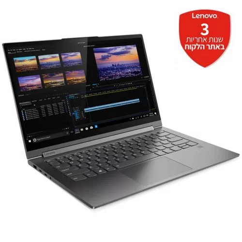 Ноутбук Lenovo Yoga C940-14IIL 81Q9005VIV Intel Core i5-1035G4 14" TOUCH FHD IPS 16GB SSD:512GB Windows 10 Pro Цвет:серый