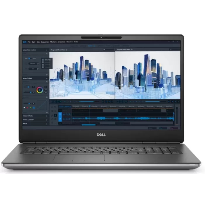 Professional Laptop Dell Precision 7760 PM-RD33-12847 Intel Core i7-11800H 17.3" FHD 60Hz 16GB NVIDIA Quadro T1200 SSD:512GB Windows 10 Pro