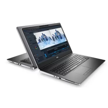 מחשב נייד מקצועי Dell Precision 7760 PM-RD33-12847 Intel Core i7-11800H 17.3" FHD 60Hz 16GB NVIDIA Quadro T1200 SSD:512GB Windows 10 Pro צבע אלומיניום