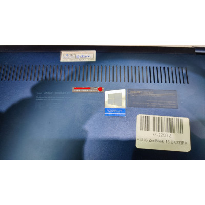 Refurbished Laptop Asus ZenBook 13 UX333FA i5-8265U 13.3" FHD 100% 8GB Refurbished Laptop Asus ZenBook 13 UX333FA i5-8265U 13.3" FHD 100% 8GB