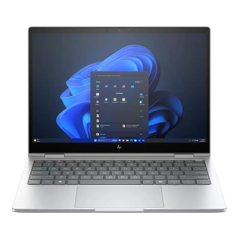 מחשב נייד HP EliteBook 8 Flip G1i A37M5ET Intel Core Ultra 7 255U 13.3" TOUCH WUXGA IPS 32GB SSD:1TB Windows 11 Pro צבע כסף קרח