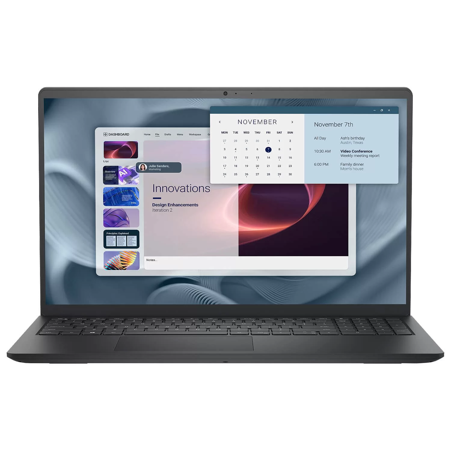 Ноутбук Dell Pro 15 Essential PV15250-5118 15.6" 120Hz IPS 16GB SSD:512GB Windows 11