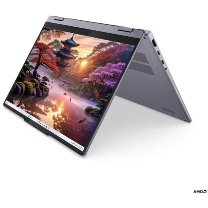 מחשב נייד Lenovo IdeaPad 5 2-in-1 14AKP10 אפור 83KT005JIV AMD Ryzen AI 7 350 14" TOUCH WUXGA IPS 16GB SSD:512GB