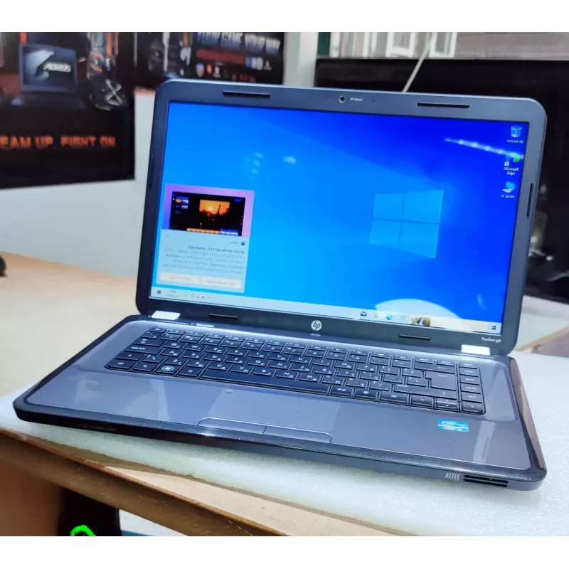מחשב נייד מחודש HP G6-1260SJ Intel Core i5-2430M 15.6" HD 8GB SSD:240GB Windows 10 צבע אפור