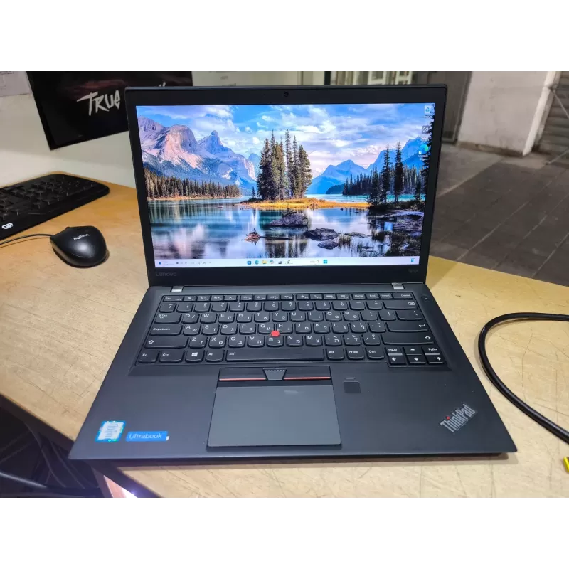 מחשב נייד מחודש Lenovo T460s Laptop (ThinkPad) - Type 20FA 20FAS0RV07 Intel Core i5-6300U 14" FHD IPS 8GB SSD:240GB Windows 11 Pro צבע שחור