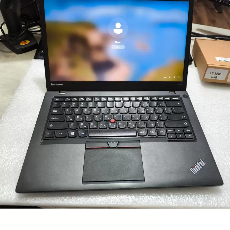 מחשב נייד Lenovo T450s Laptop (ThinkPad) - Type 20BW 20BWS04P02 Intel Core i5-5300U 14" HD 8GB SSD:240GB Windows 11 צבע שחור מצב:מחודש מחשב נייד Lenovo T450s Laptop (ThinkPad) - Type 20BW 20BWS04P02 Intel Core i5-5300U 14" HD 8GB SSD:240GB Windows 11 צבע שחור מצב:מחודש