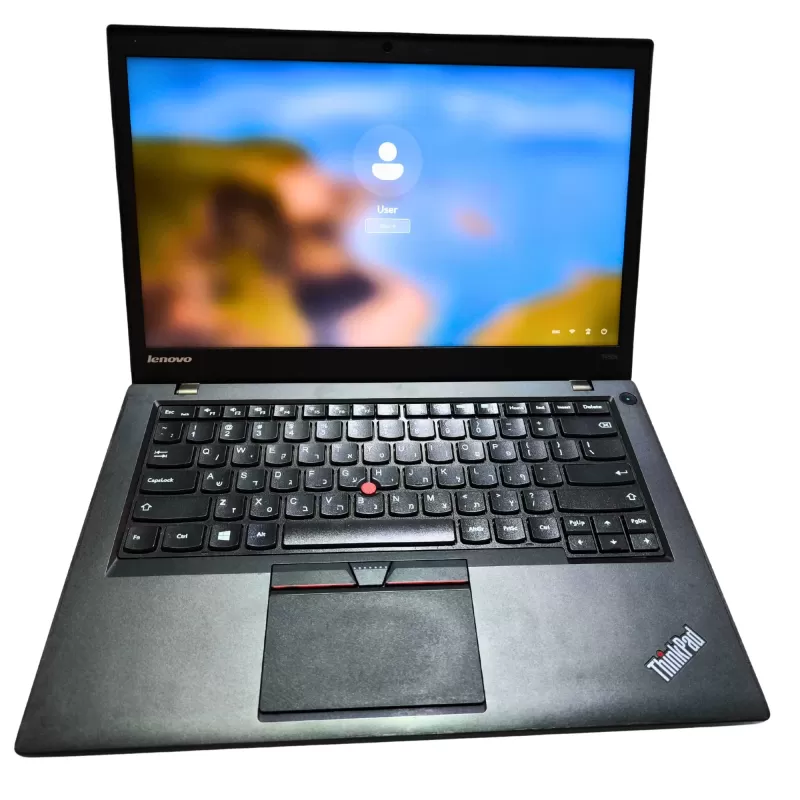 מחשב נייד Lenovo T450s Laptop (ThinkPad) - Type 20BW 20BWS04P02 Intel Core i5-5300U 14" HD 8GB SSD:240GB Windows 11 צבע שחור מצב:מחודש מחשב נייד Lenovo T450s Laptop (ThinkPad) - Type 20BW 20BWS04P02 Intel Core i5-5300U 14" HD 8GB SSD:240GB Windows 11 צבע שחור מצב:מחודש