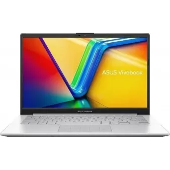 מחשב נייד Asus Vivobook Go 14 (E1404TA) E1404GA-EB087 Intel Core i3-N305 14" FHD 8GB SSD:256GB צבע כסף מגניב
