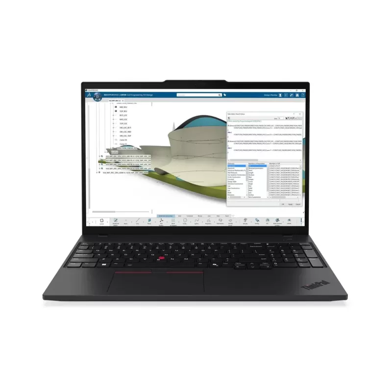 מחשב נייד Lenovo ThinkPad P16s Gen 4 AMD 21QR0033IV AMD Ryzen AI 7 PRO 350 16" WUXGA IPS 16GB SSD:1TB Windows 11 Pro צבע שחור